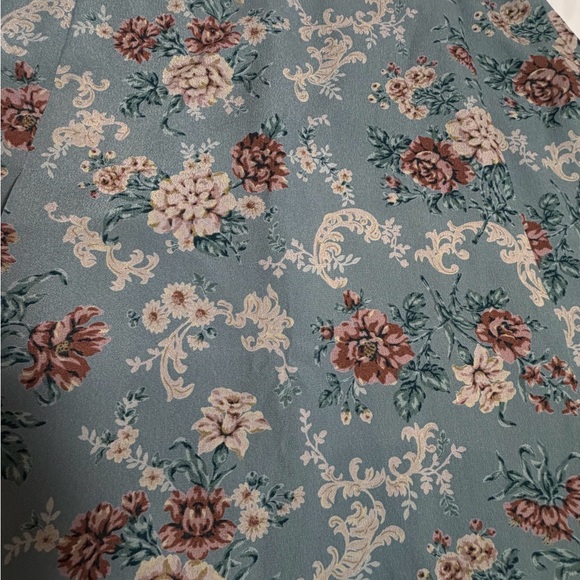 The Limited Floral Teal Skirt - Picture 3 of 10